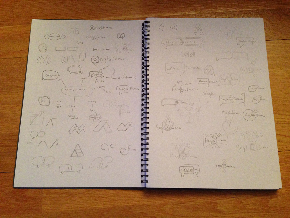 A look inside a designers sketchbook Learn Logo Design